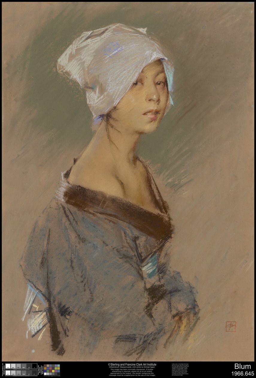 Japansk flicka, 1890 av Robert Frederick Blum