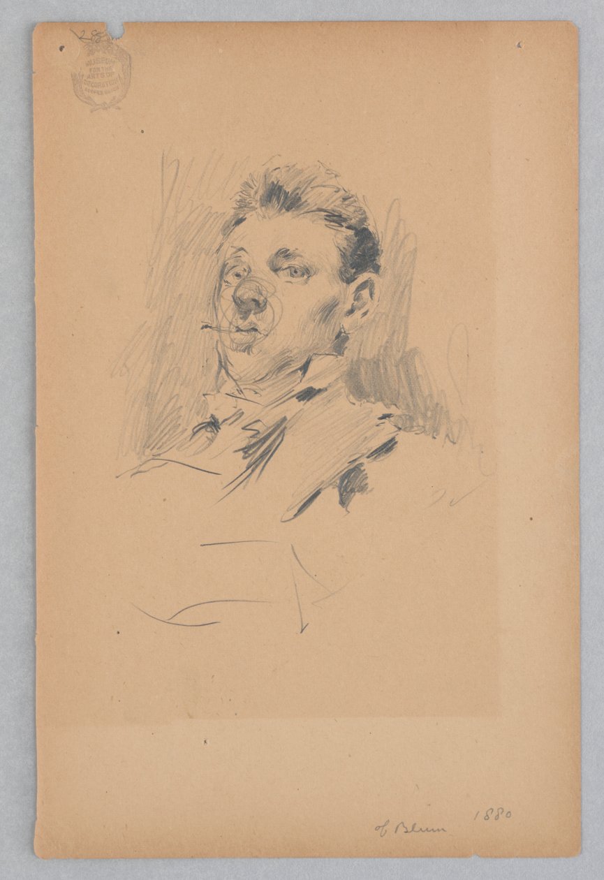 Självporträtt av Robert Frederick Blum
