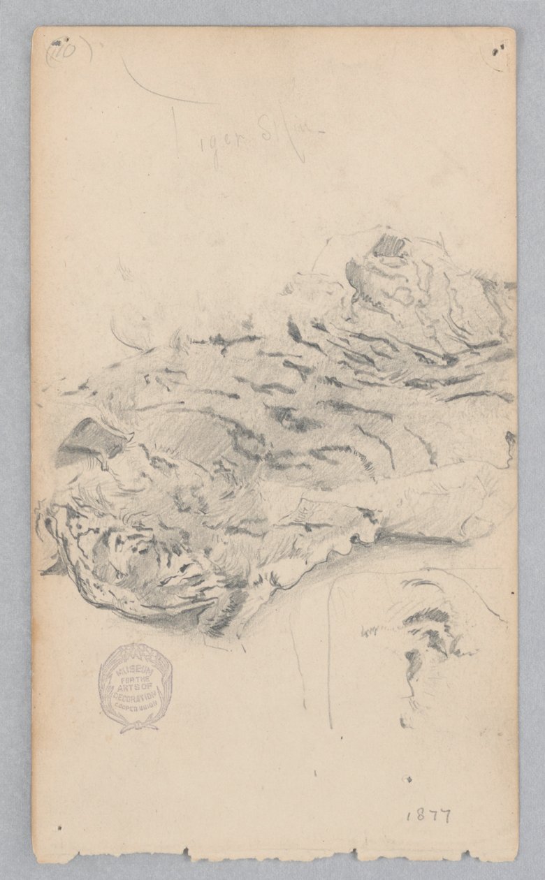 Tigerskinnsmatta av Robert Frederick Blum