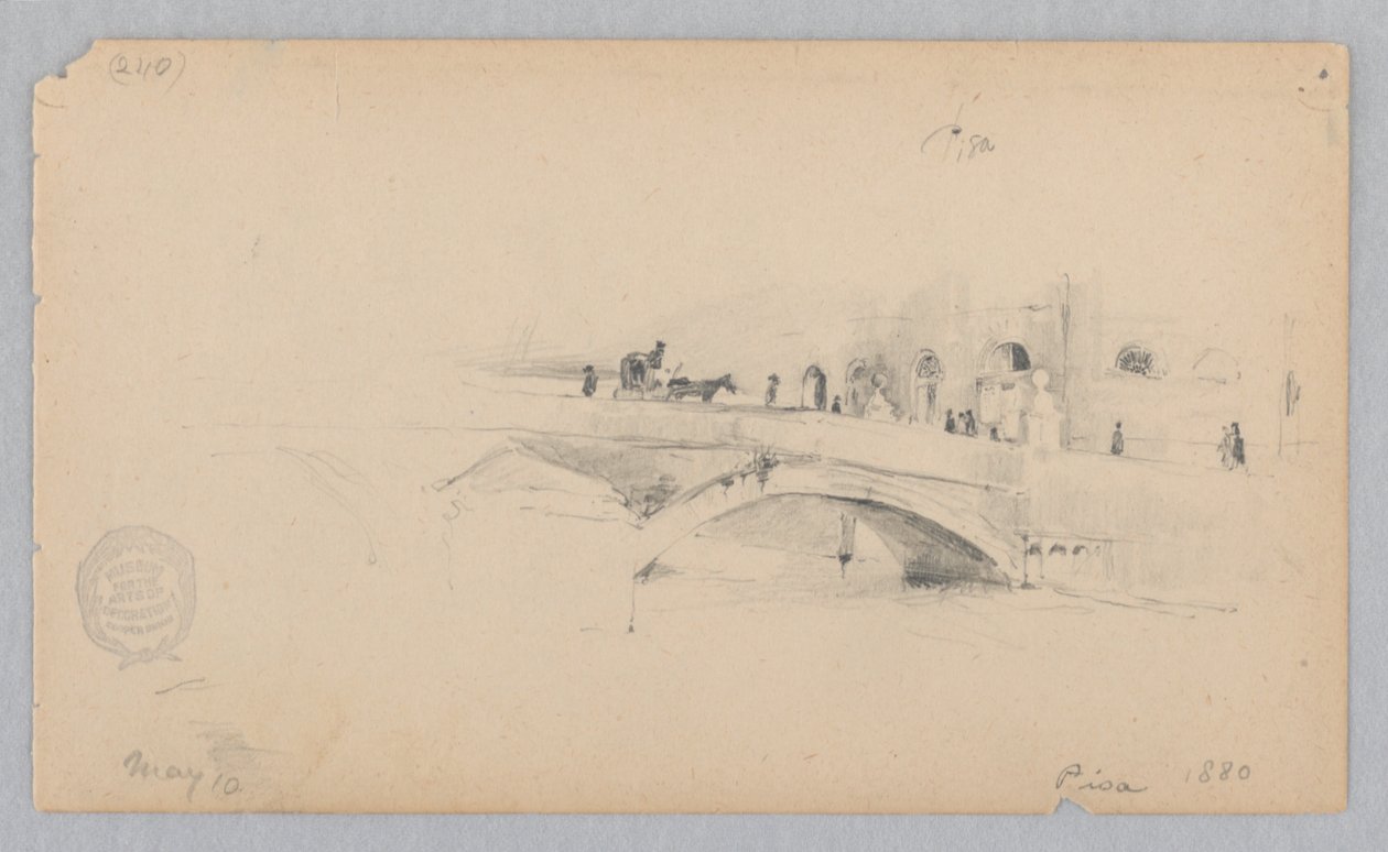 Utsikt över Pisa, Italien av Robert Frederick Blum