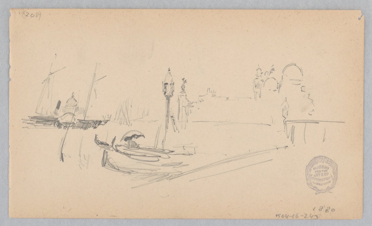 Utsikt över Venedig, Italien av Robert Frederick Blum