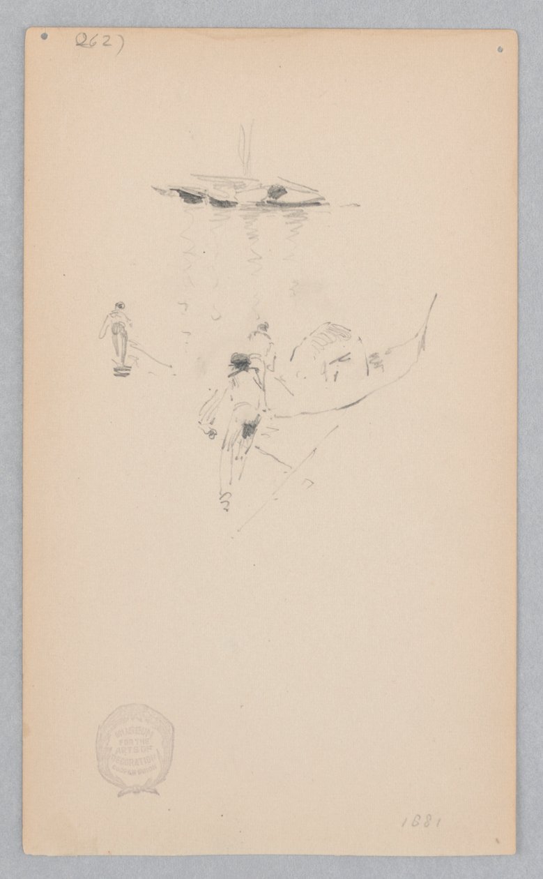 Utsikt över Venedig, Italien av Robert Frederick Blum