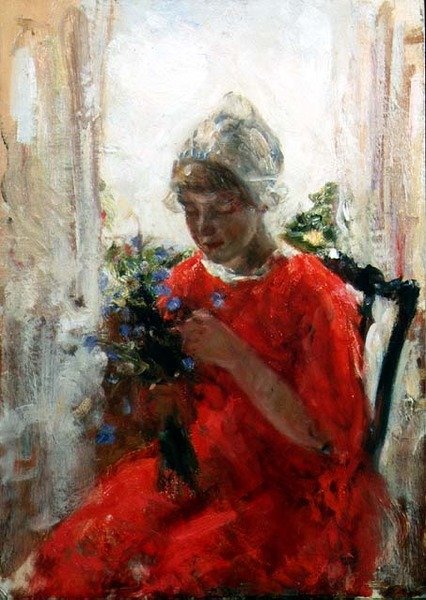 Den röda klänningen av Robert Gemmell Hutchison