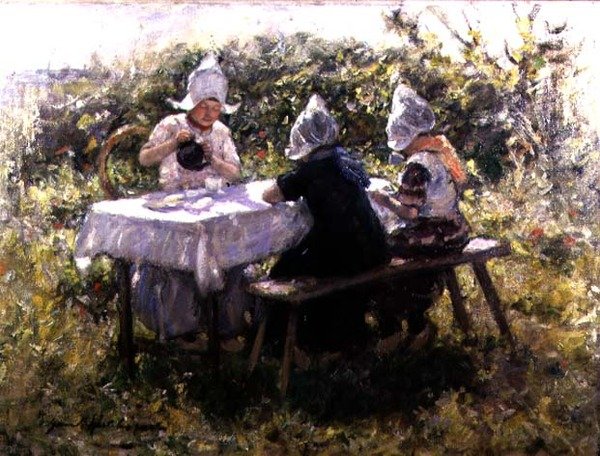 Tea Party av Robert Gemmell Hutchison