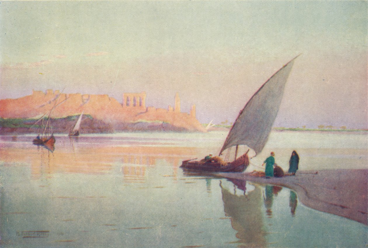 Kom Ombos, c1880, 1904 av Robert George Talbot Kelly