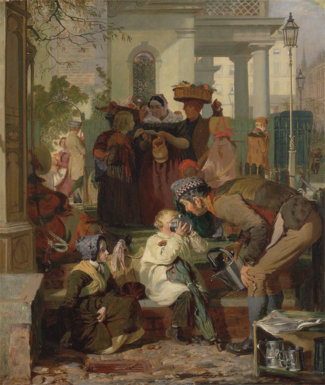 Refreshing the Weary, ca 1847 av Robert Hannah
