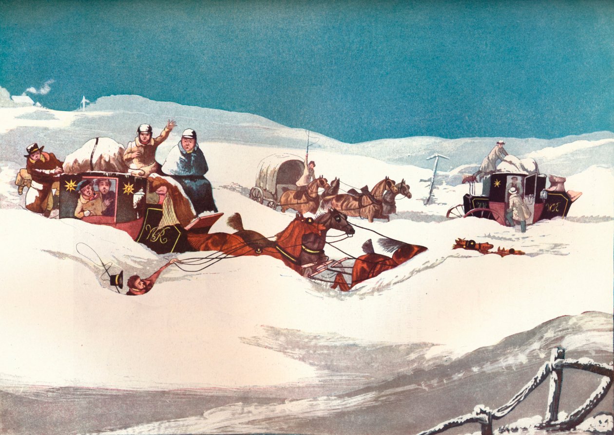 The Holyhead and Chester Mails, 1905 av Robert Havell