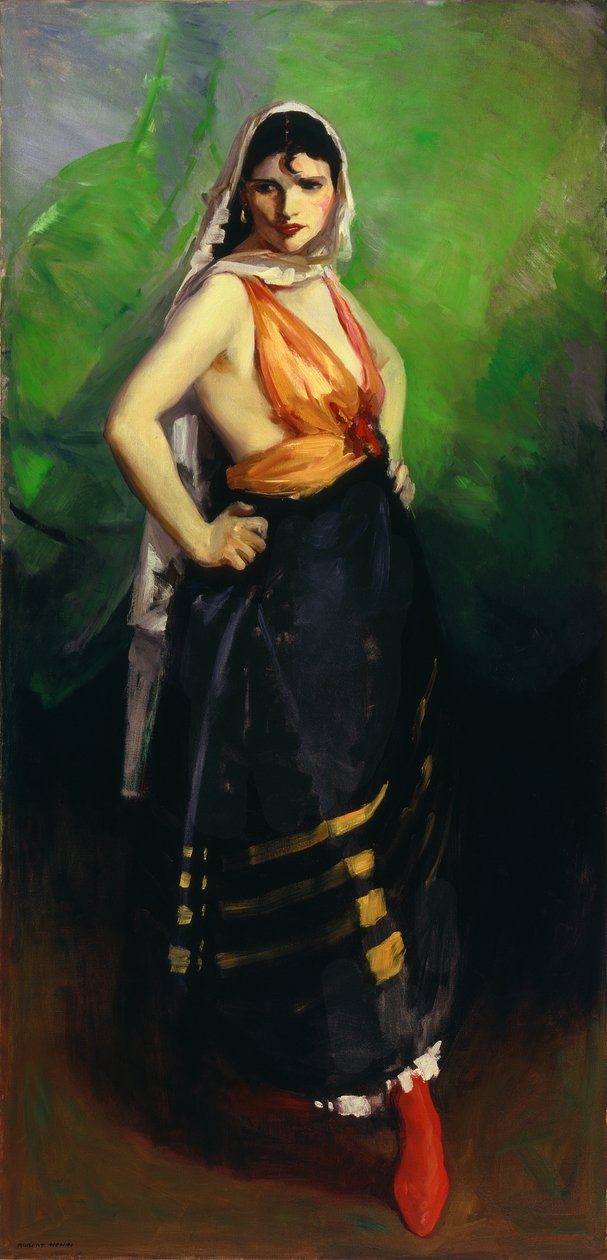 Betalo Rubino, dramatisk dansare av Robert Henri