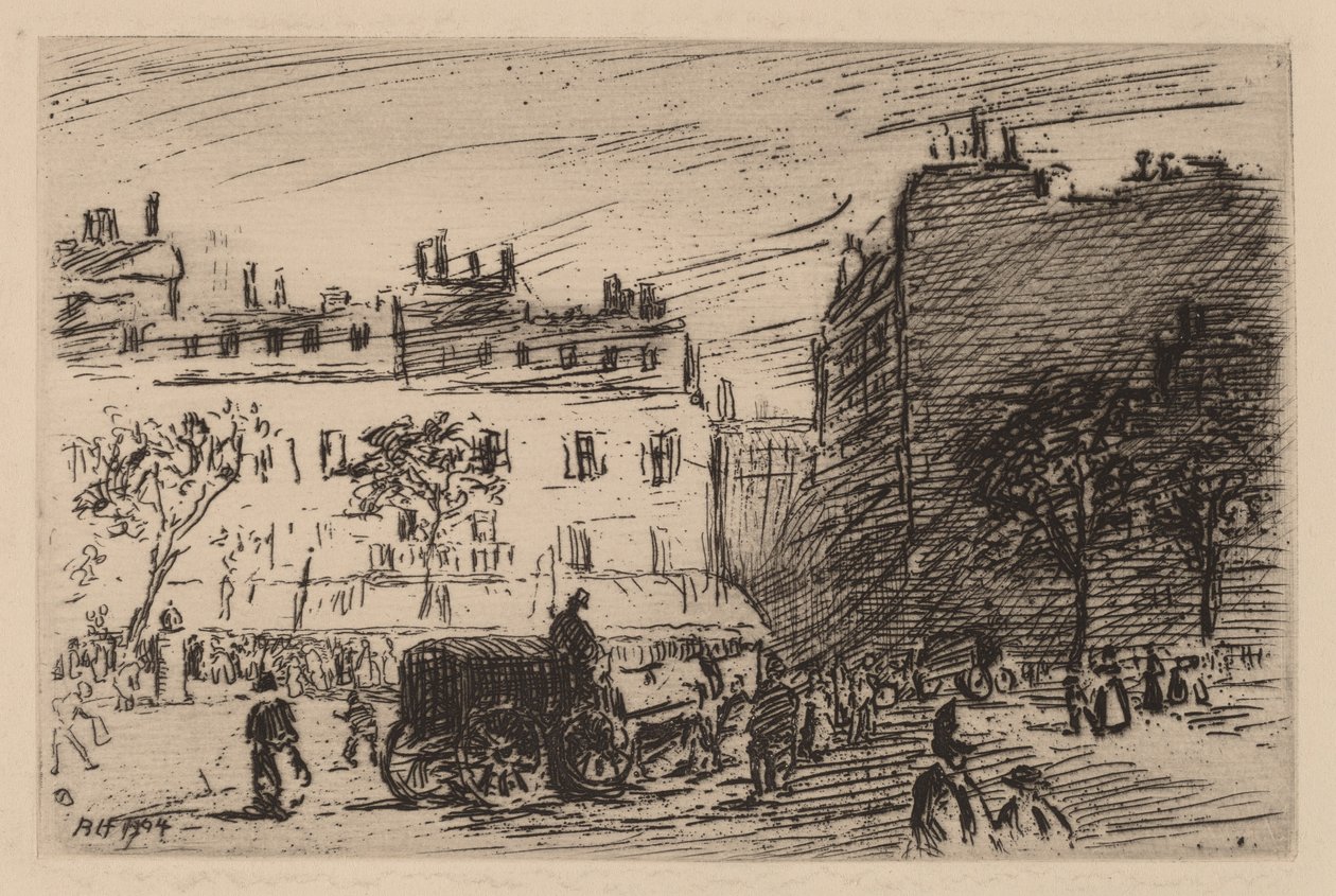 Paris Street Scen av Robert Henri