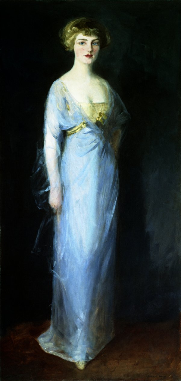Porträtt av Dorothy Wagstaff, 1911. av Robert Henri
