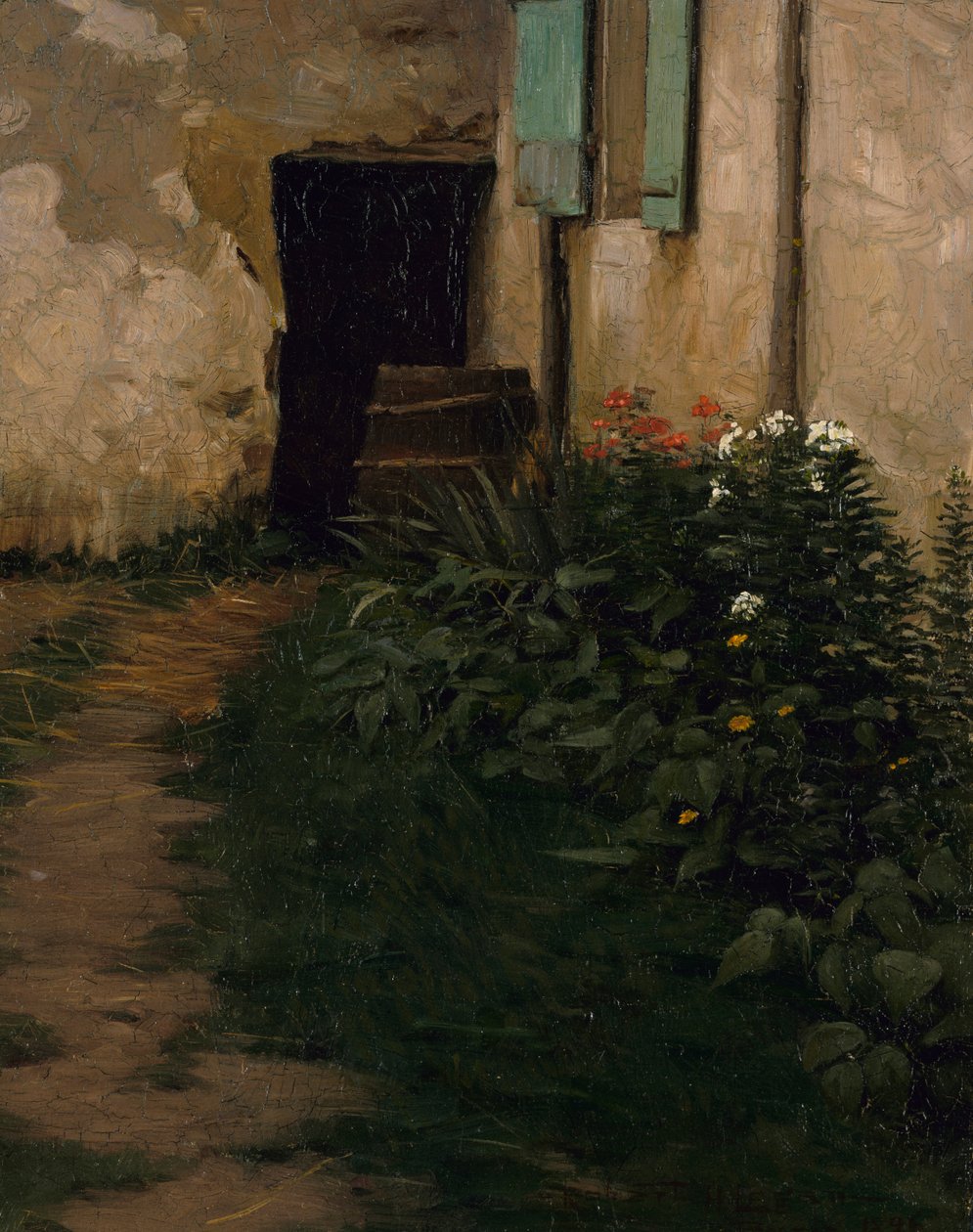 En trädgårdsstig, 1896. av Robert Henry Logan