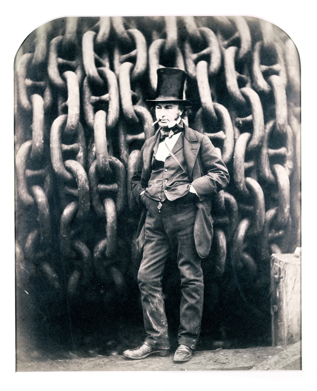 Isambard Kingdom Brunel, brittisk ingenjör, 1857 av Robert Howlett