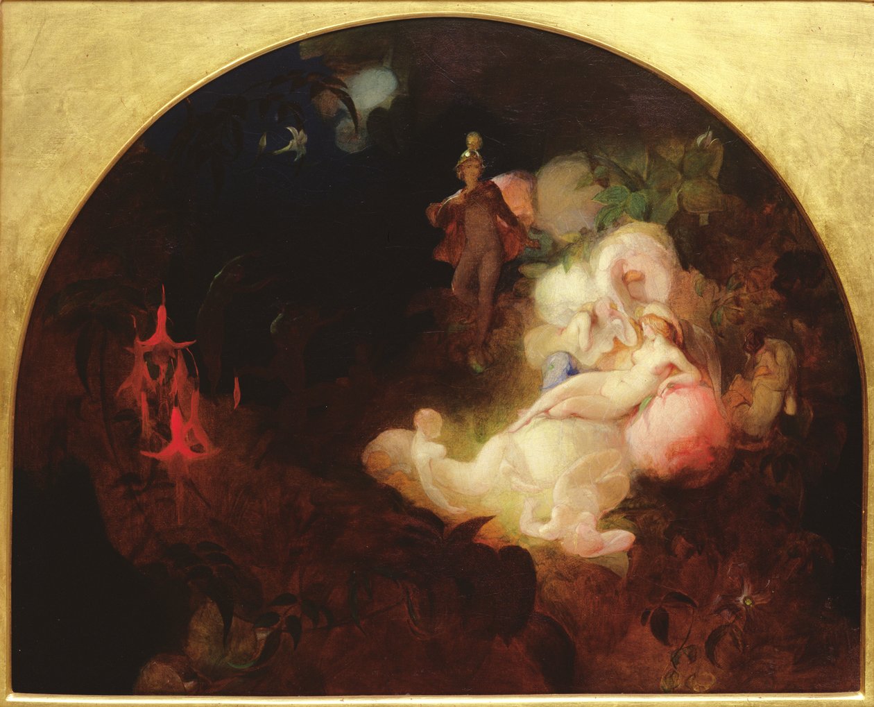 Där sover Titania (panel) av Robert Huskisson