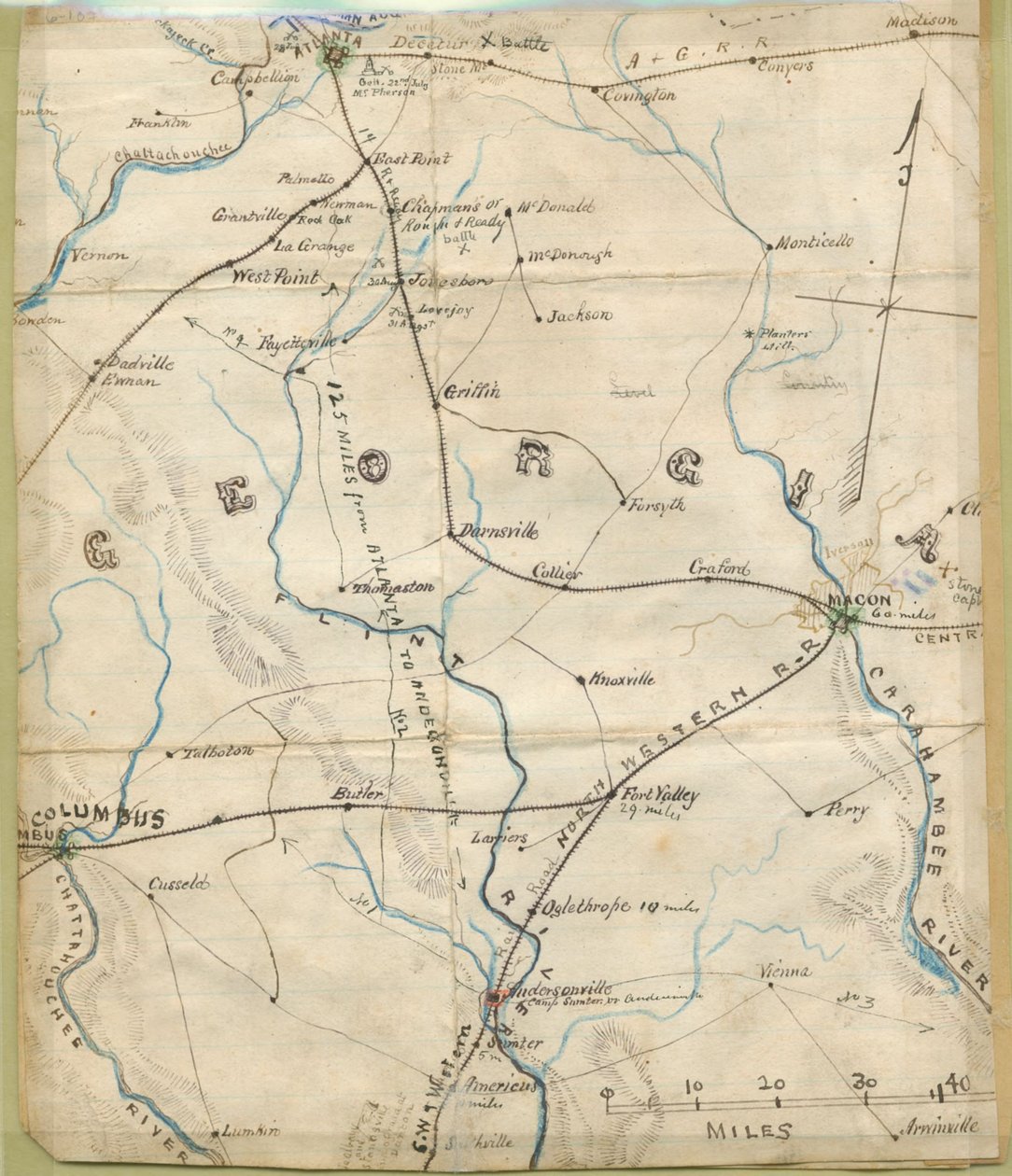 Georgien. LOC gvhs01.vhs00031 av Robert Knox Sneden