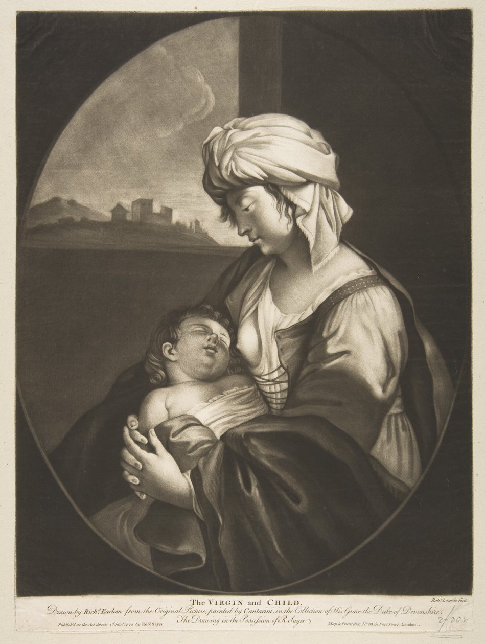 Jungfru och barn, 1772. av Robert Laurie