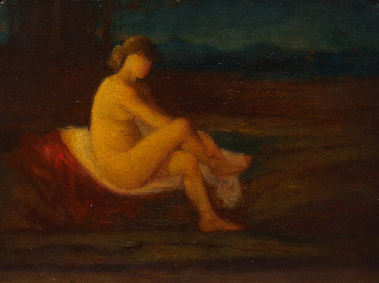 En badande, 1800-tal. av Robert Loftin Newman