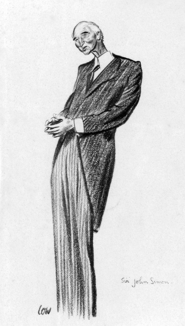 John Simon, 1:e Viscount Simon, 1933. av Robert Low