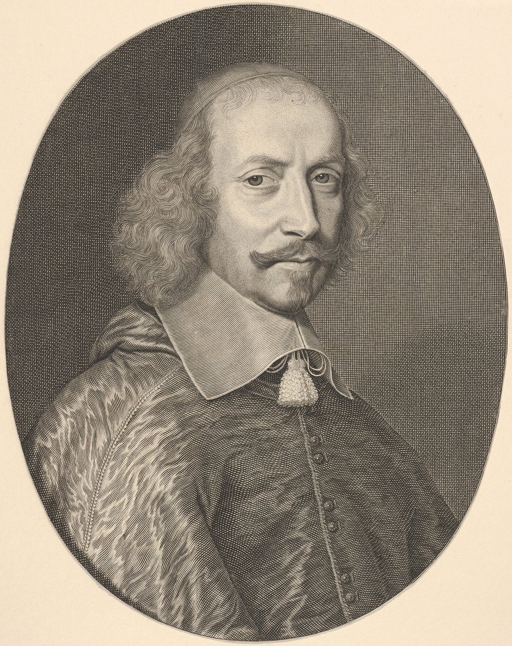 Kardinal Jules Mazarin, 1655. av Robert Nanteuil