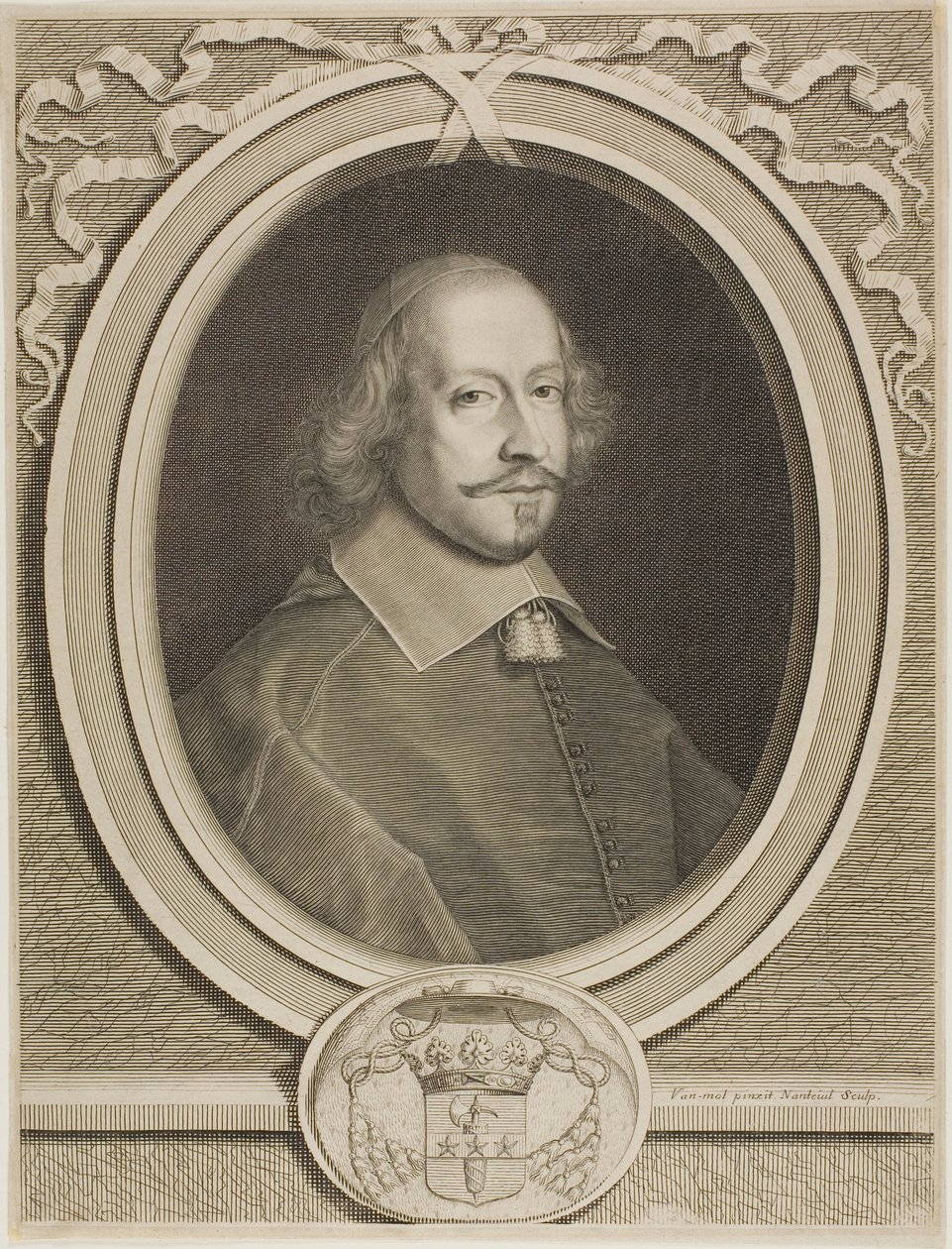 Kardinal Mazarin av Robert Nanteuil