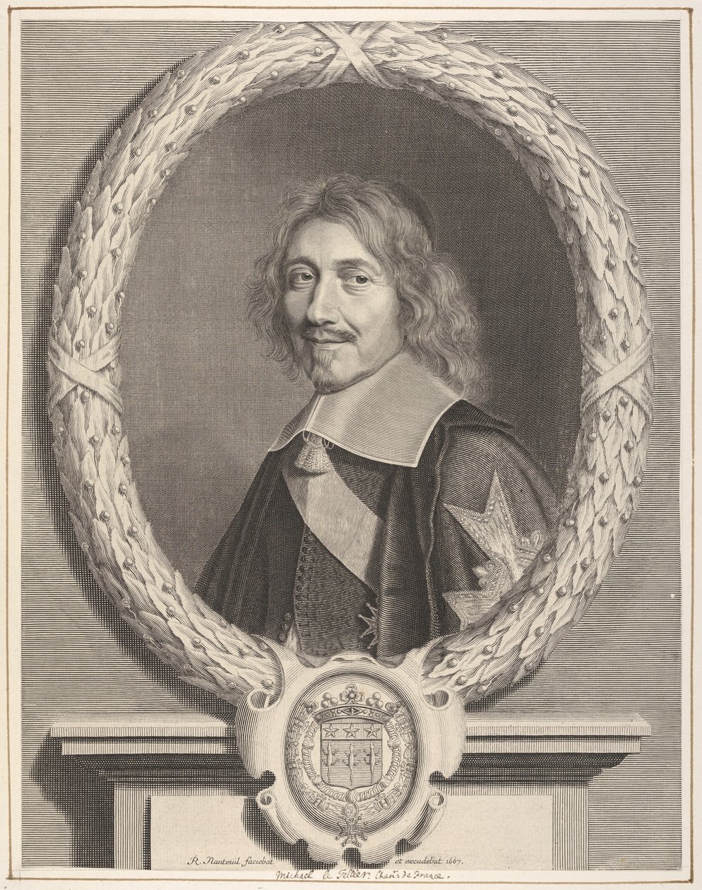 Kansler Le Tellier, 1600-talet. av Robert Nanteuil