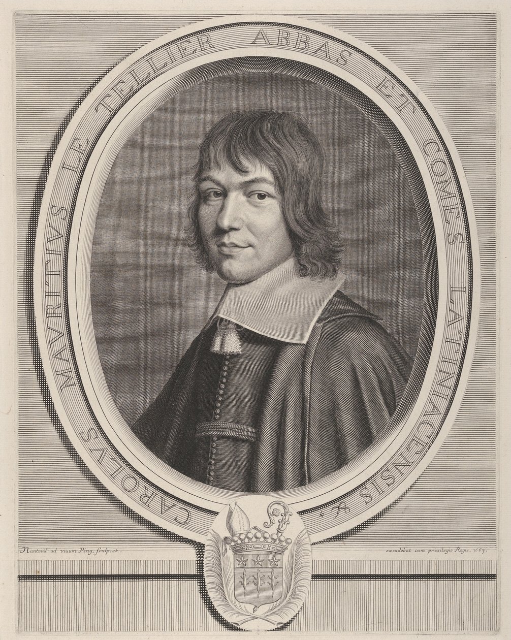Charles-Maurice Le Tellier, 1663. av Robert Nanteuil