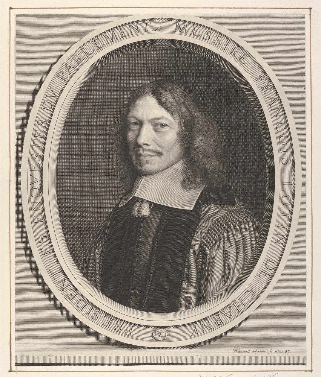 Francois Lotin de Charny, ca. 1657. av Robert Nanteuil