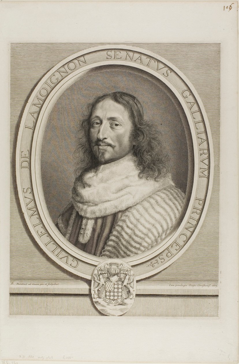 Guillaume de Lamoignon av Robert Nanteuil