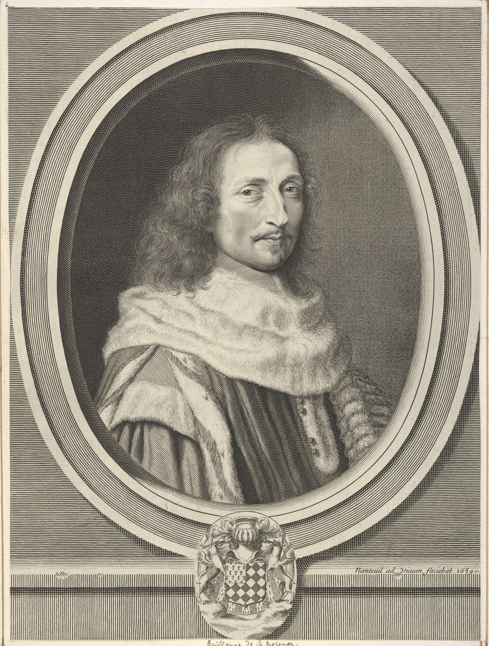 Guillaume de Lamoignon, 1659. av Robert Nanteuil