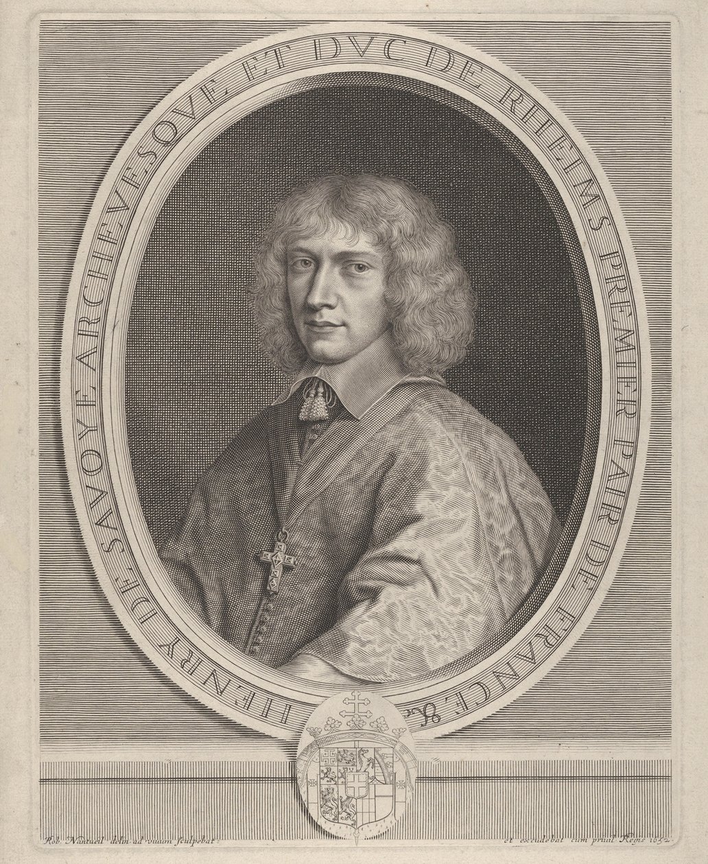 Henrik II av Sevilla, ca. 1651. av Robert Nanteuil