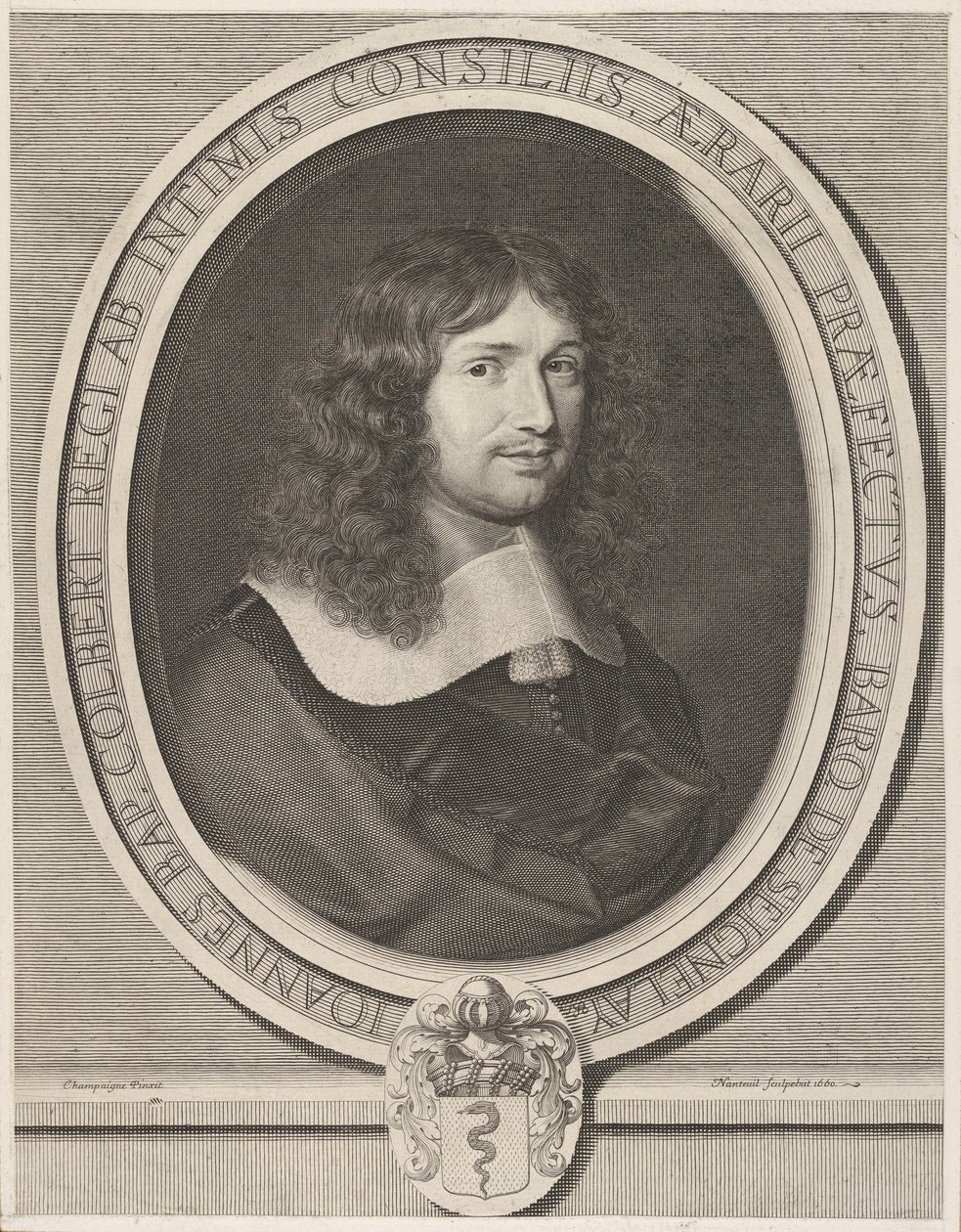 Jean-Baptiste Colbert, 1660. av Robert Nanteuil