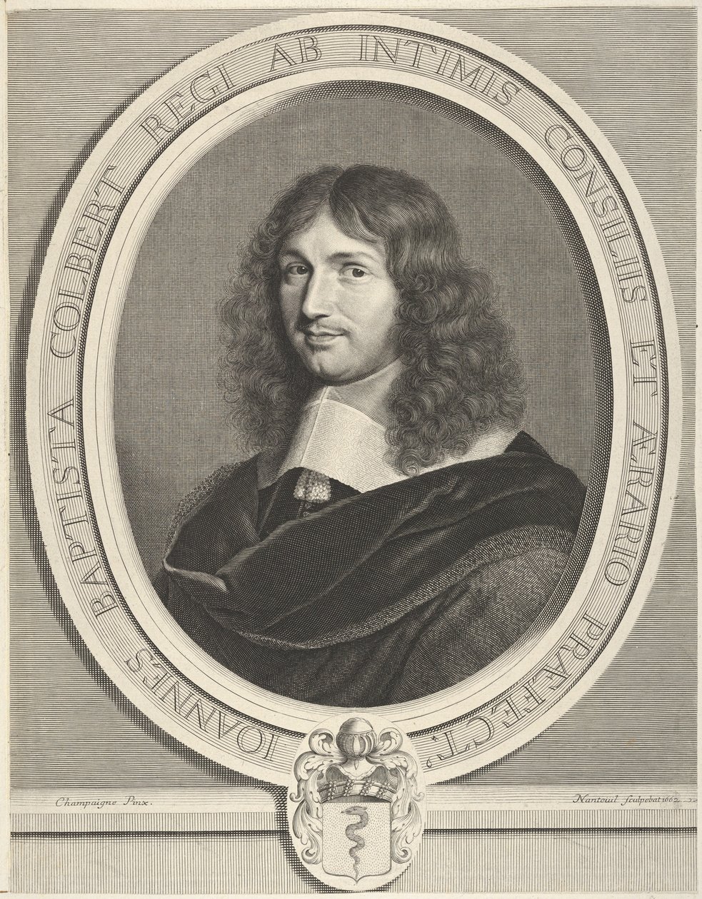 Jean-Baptiste Colbert, 1662. av Robert Nanteuil
