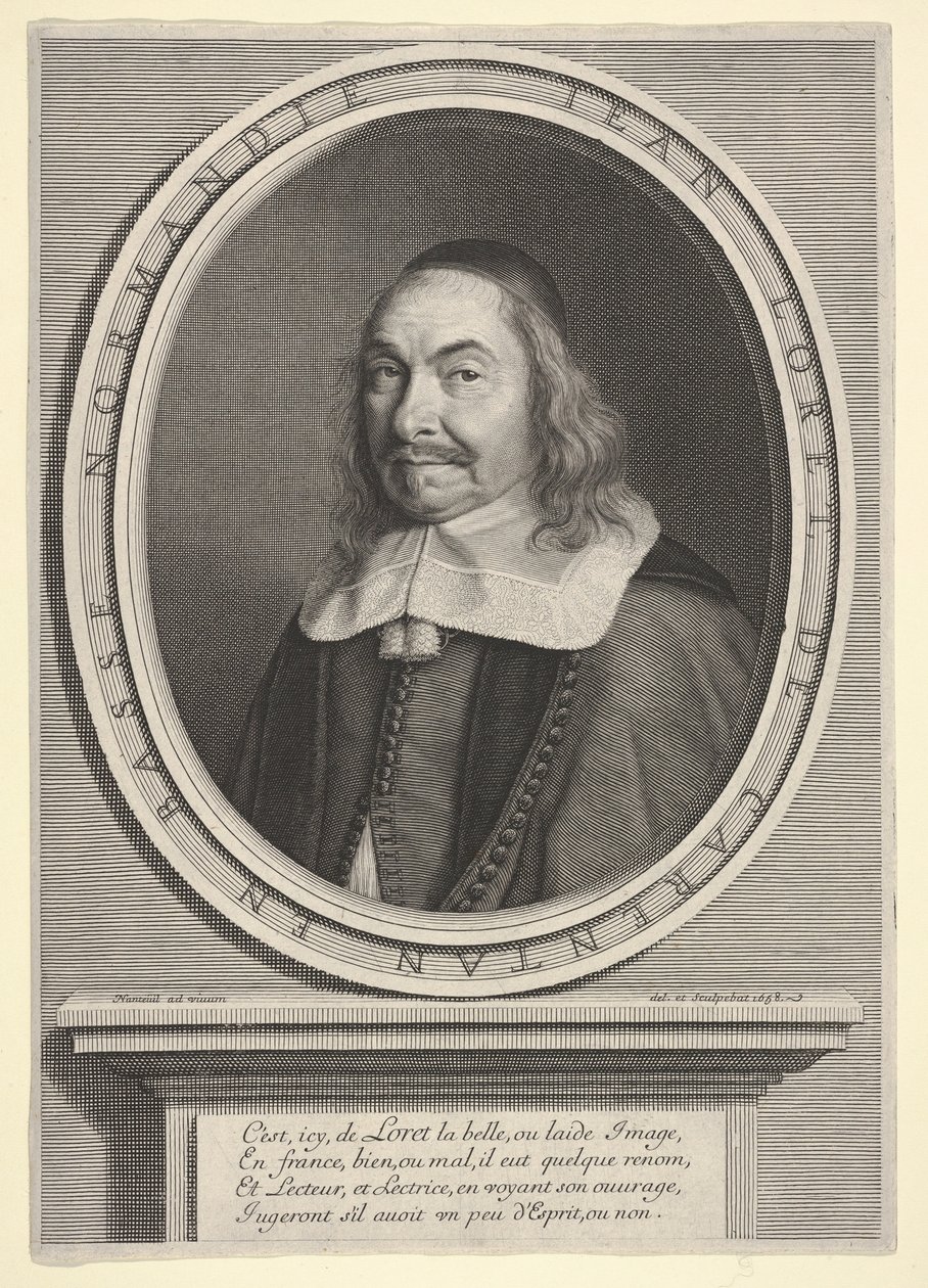 Jean Loret, 1658. av Robert Nanteuil