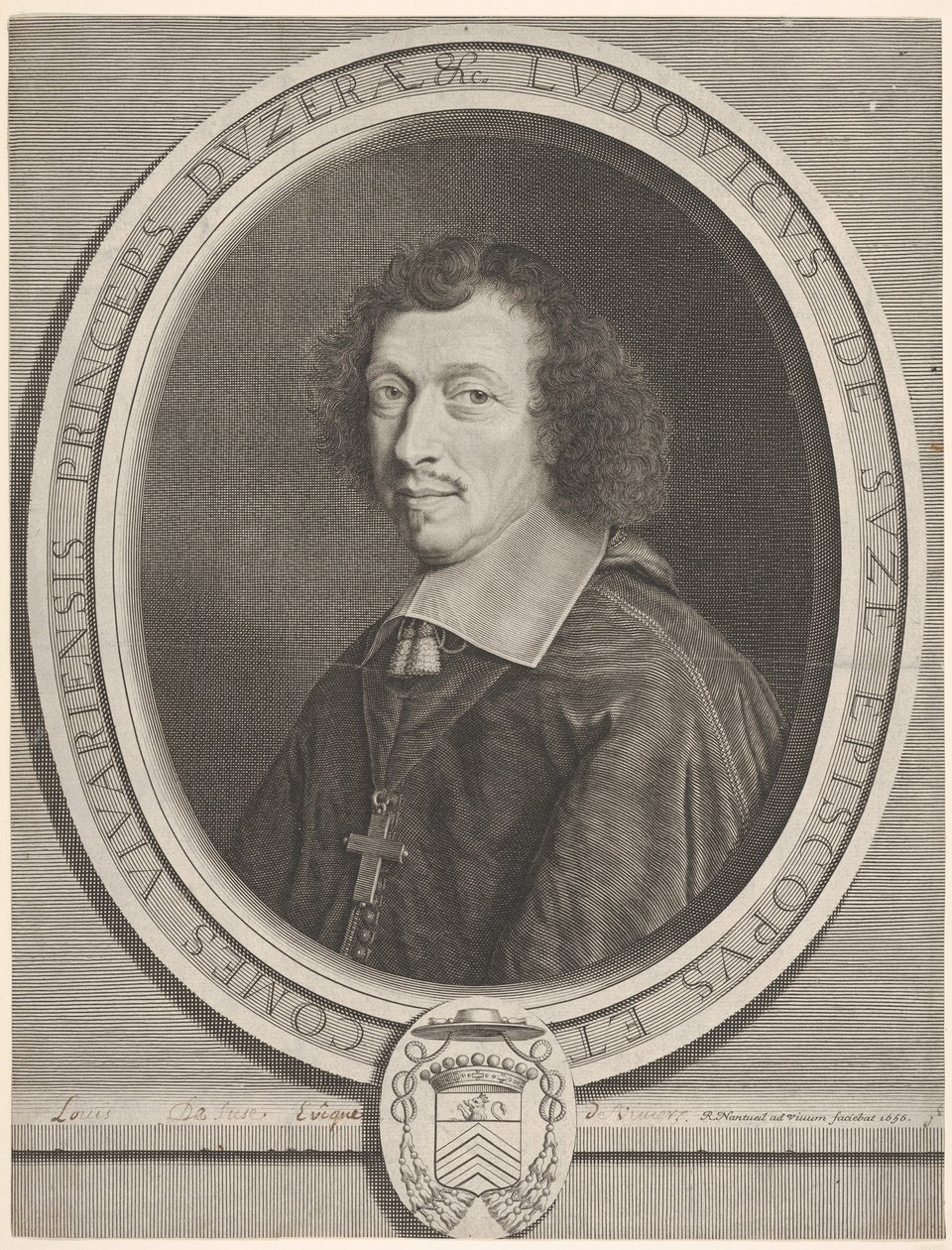 Louis-Francois de La Baume de Suze, 1656. av Robert Nanteuil