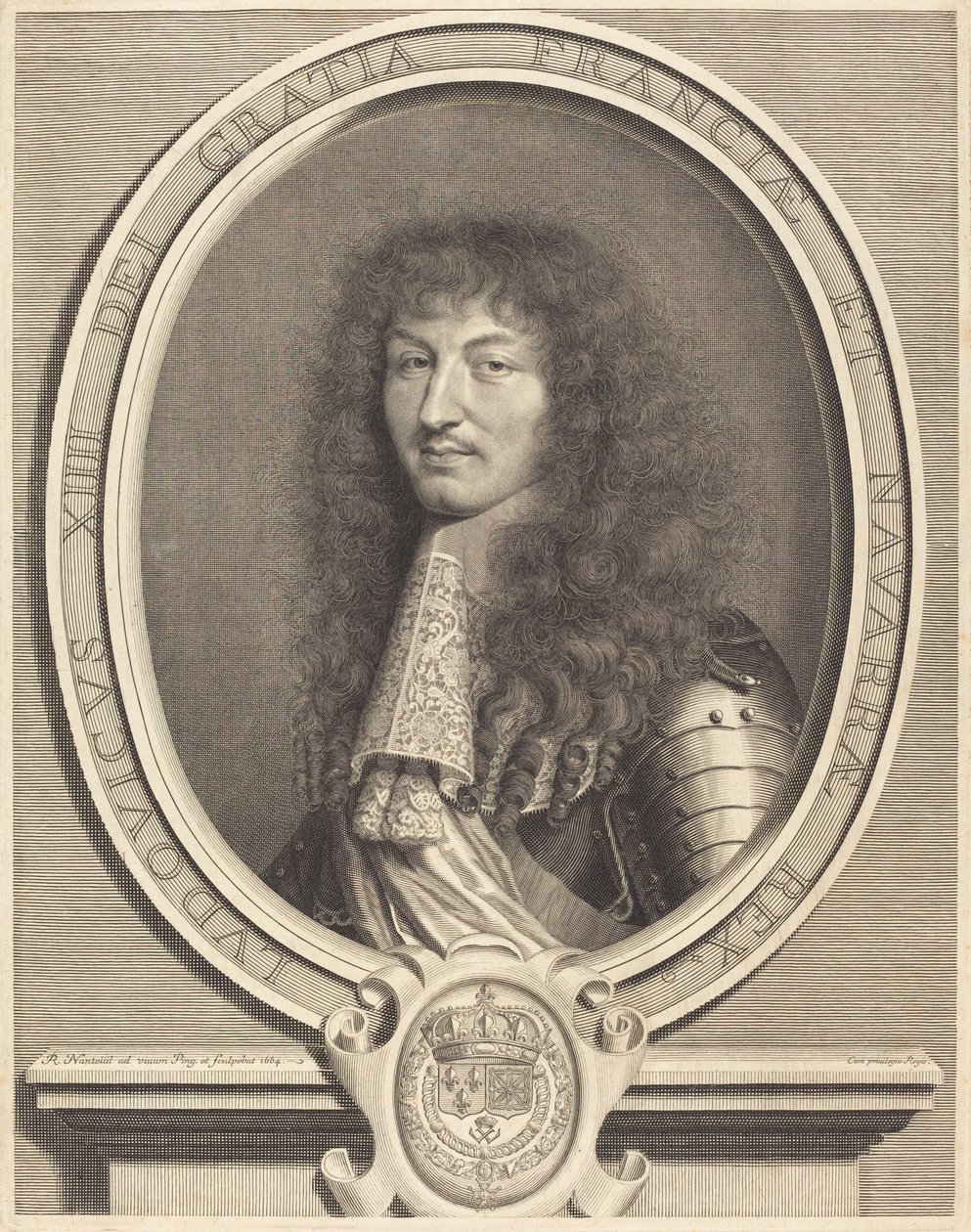 Ludvig XIV av Robert Nanteuil