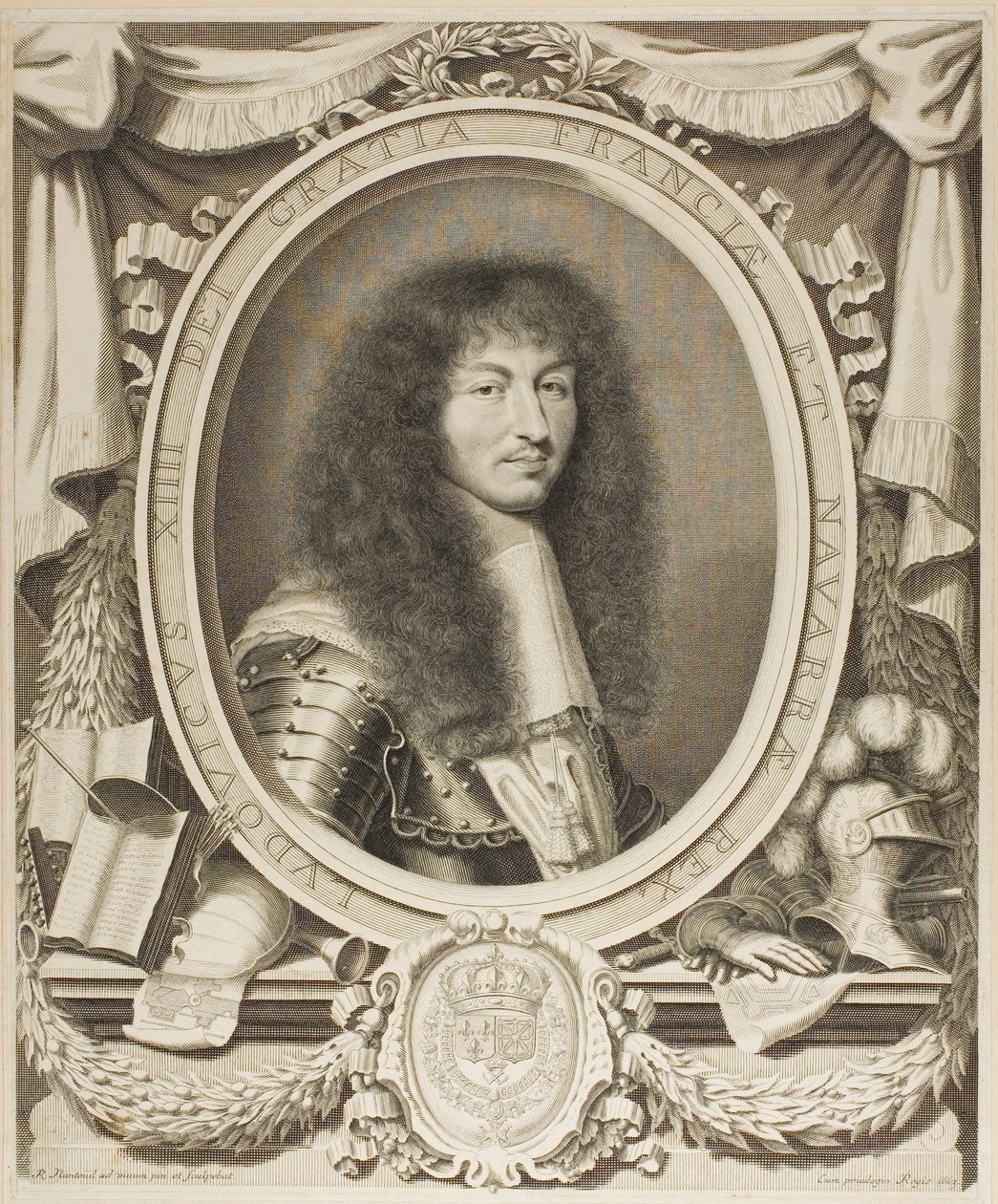 Ludvig XIV av Robert Nanteuil
