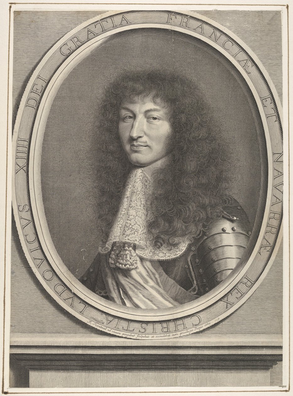 Louis XIV, 1667. av Robert Nanteuil