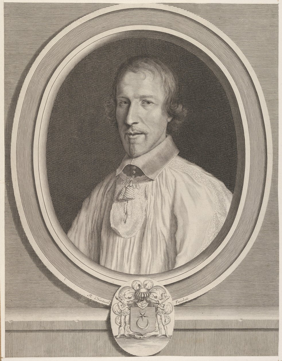 Mark Bochart, ca. 1651. av Robert Nanteuil