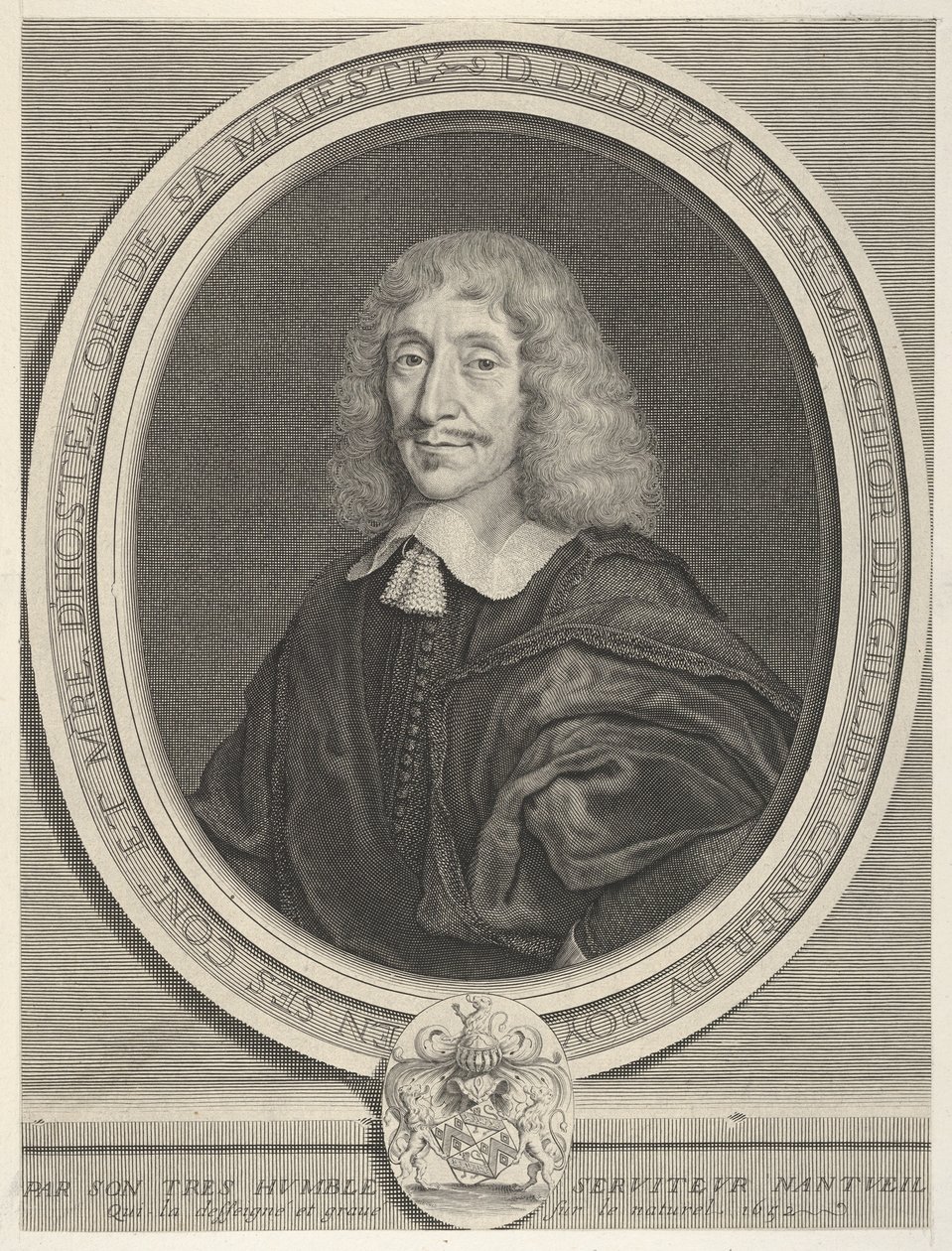 Melchior de Gillier, 1652. av Robert Nanteuil