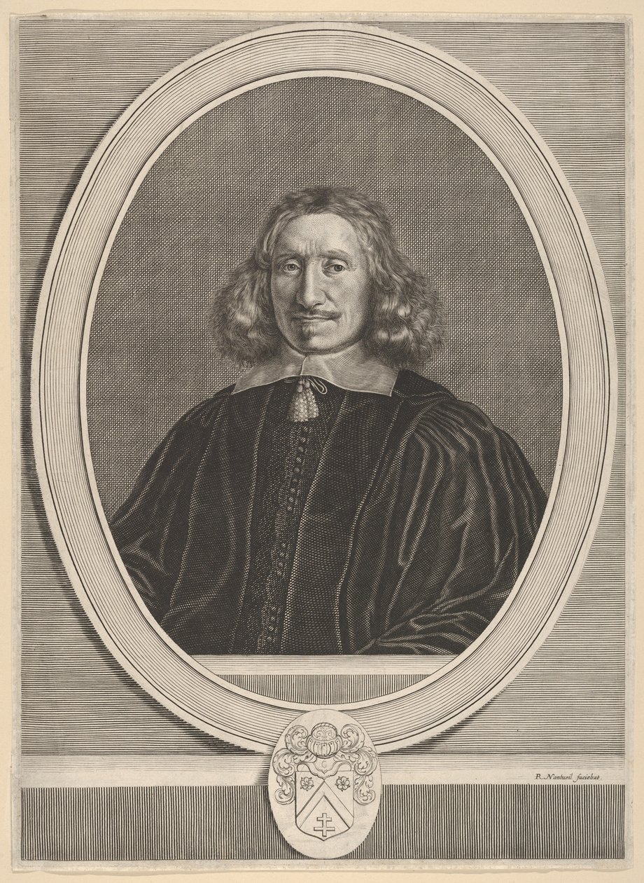 Michel Larcher, ca. 1648-49. av Robert Nanteuil