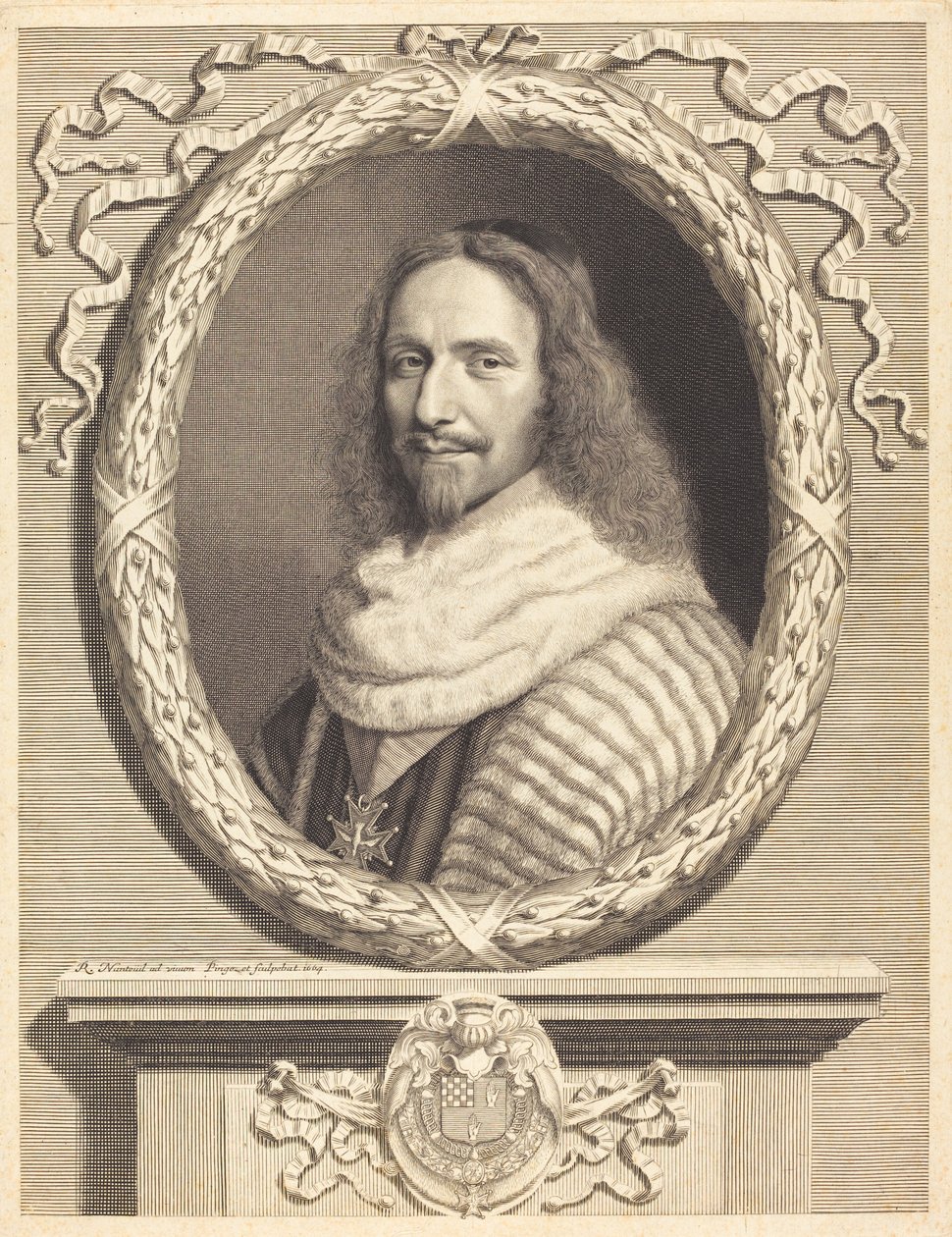 Nicholas Potier de Novion av Robert Nanteuil