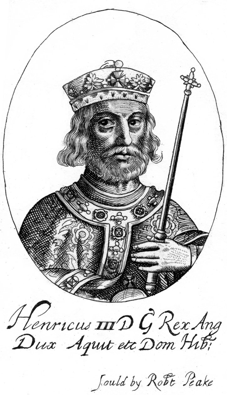 Henrik III av England. av Robert Peake