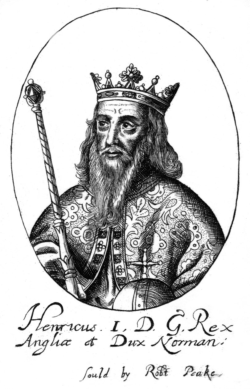 Henrik I, kung av England. av Robert Peake