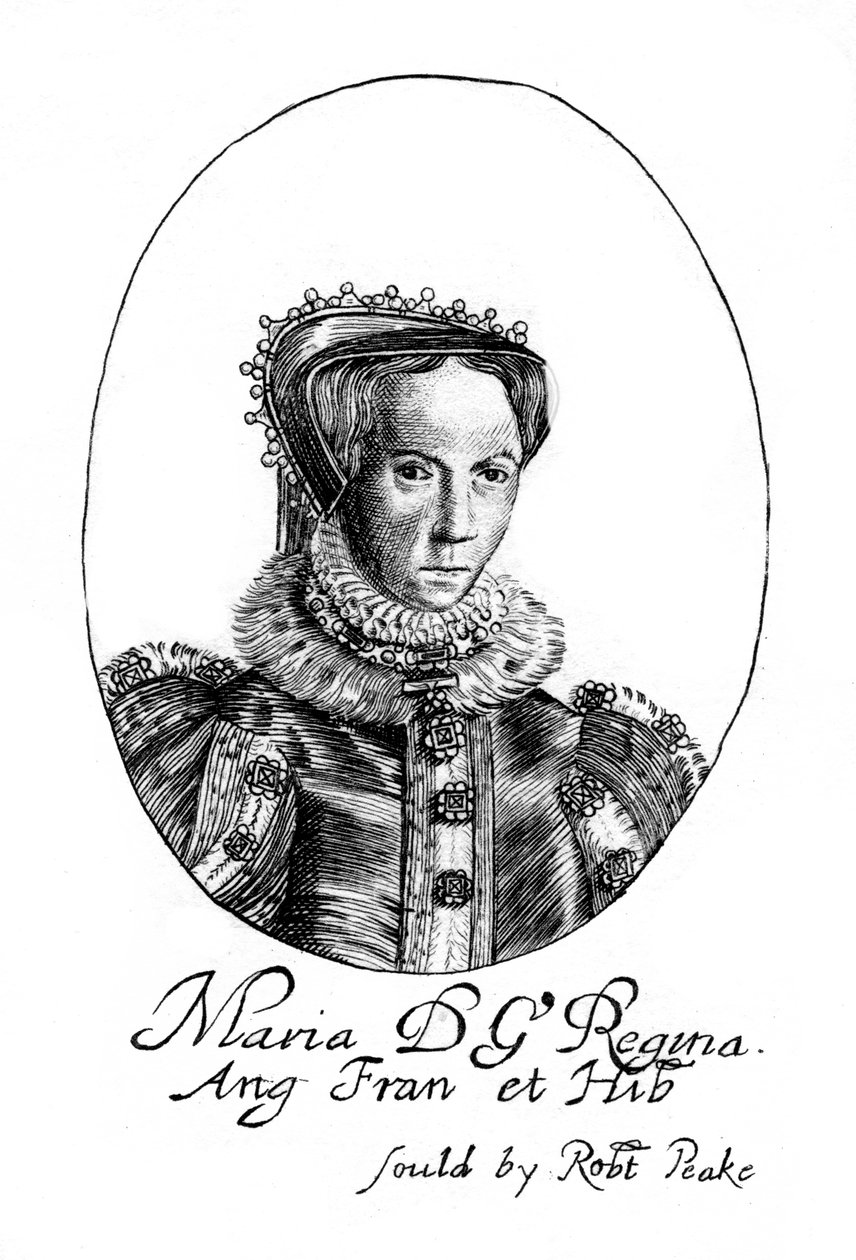 Drottning Mary I av England av Robert Peake