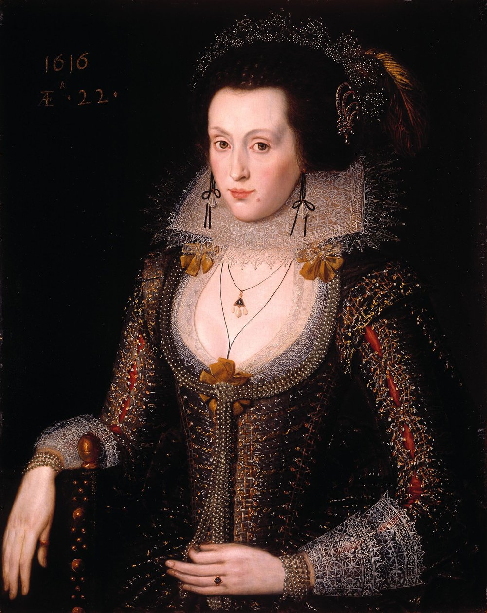 Elizabeth Poulett av Robert Peake av Robert Peake the elder
