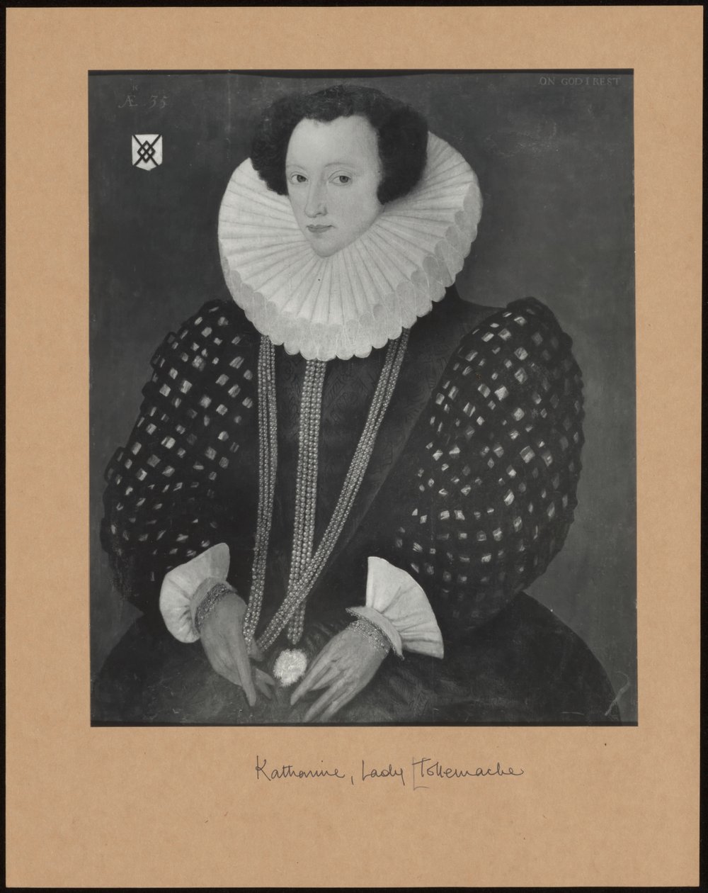 Katherine, Lady Tollemache av Robert Peake the elder
