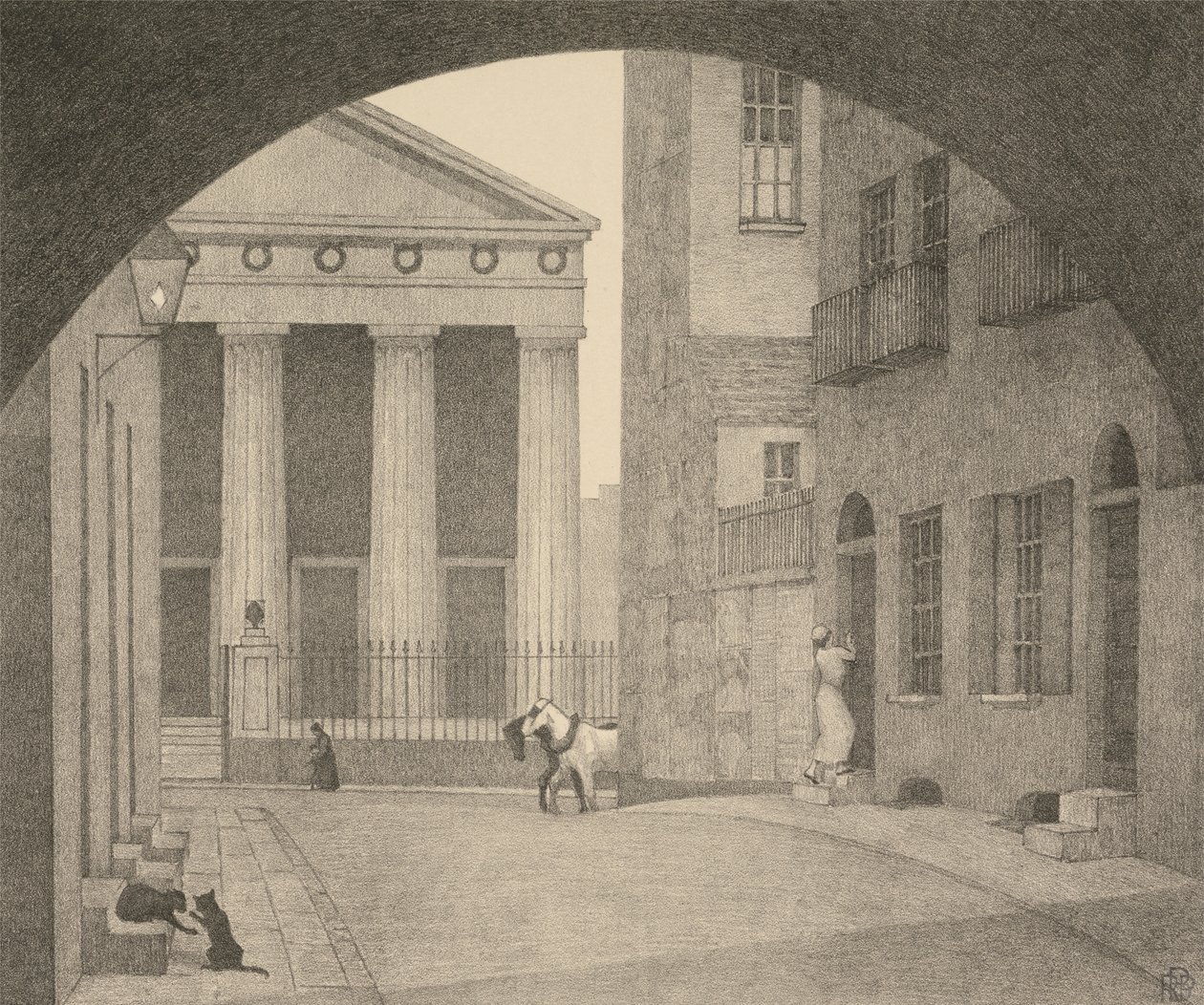En Londonkyrka av Robert Polhill Bevan