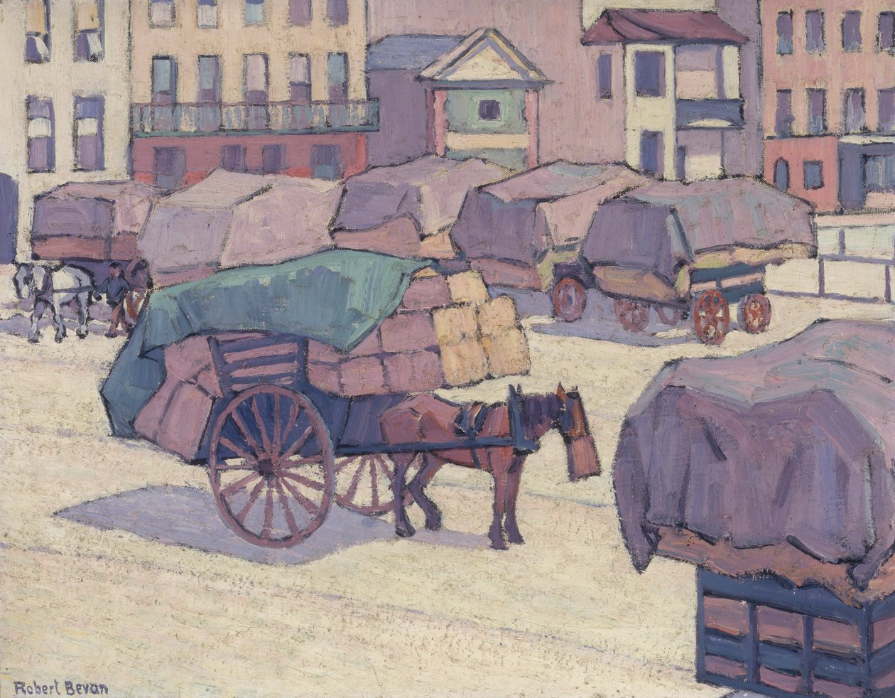Hövagnar, Cumberland Market av Robert Polhill Bevan