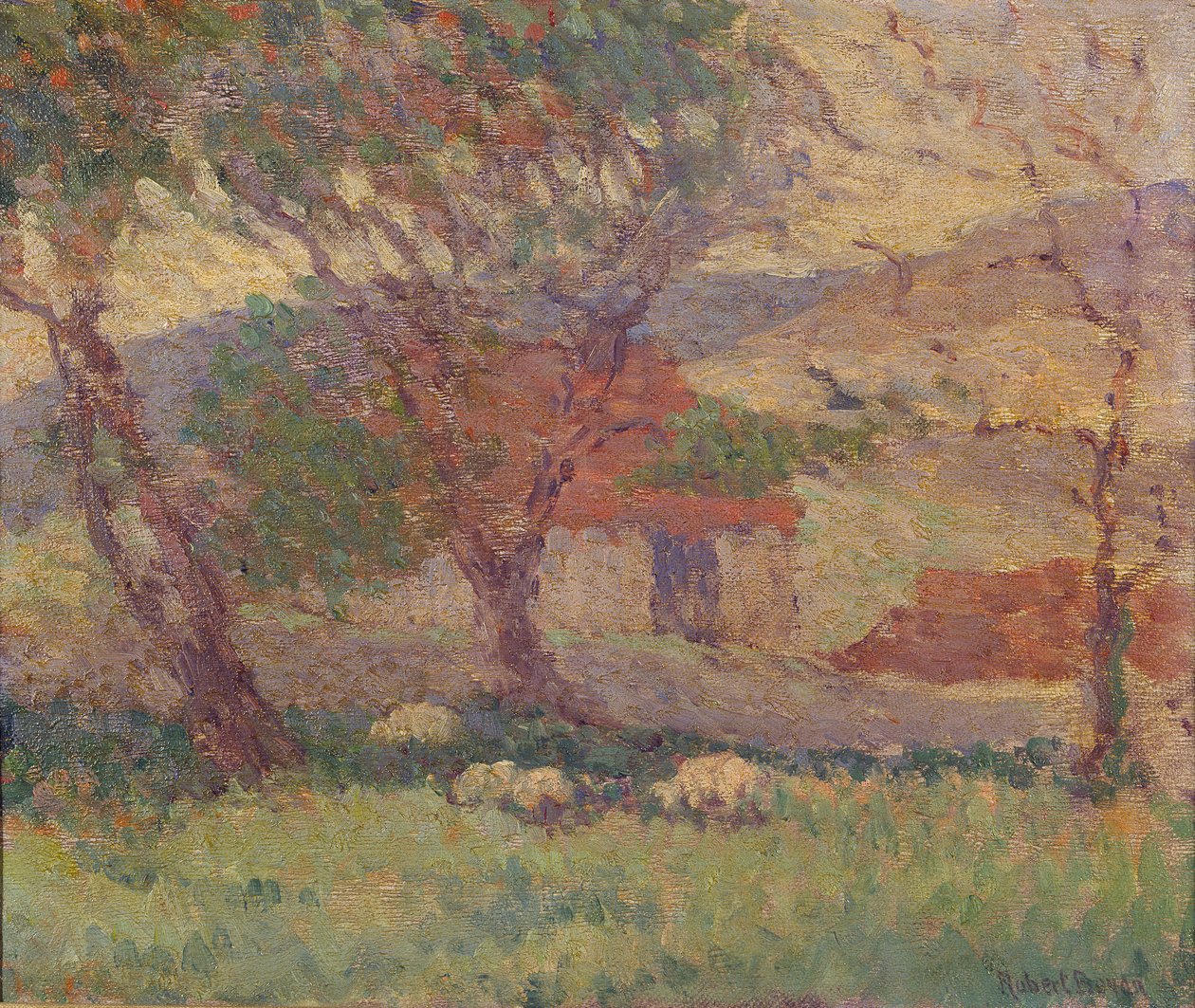 I Downs nära Lewes, 1906 av Robert Polhill Bevan