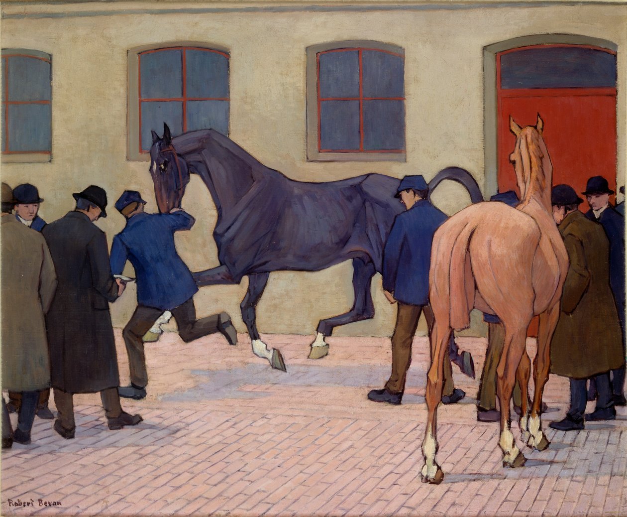 Visar på Tattersalls, c1919 av Robert Polhill Bevan
