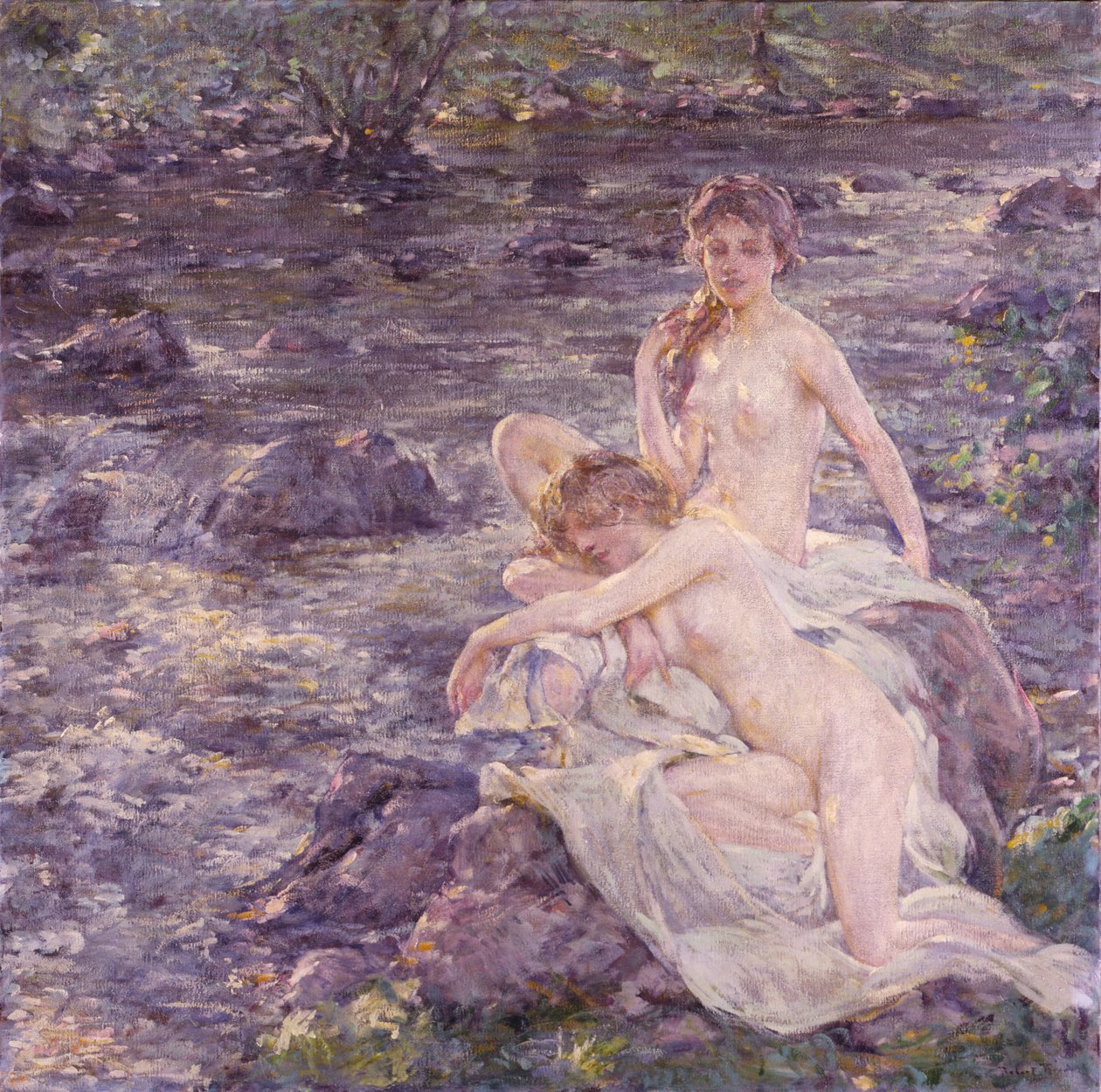 De badande av Robert Reid
